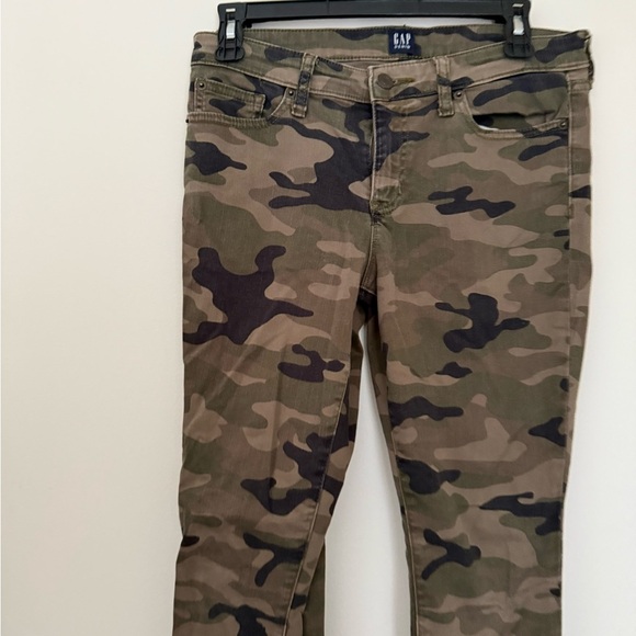 GAP Olive Camouflage Skinny Women Jeans - Picture 2 of 7